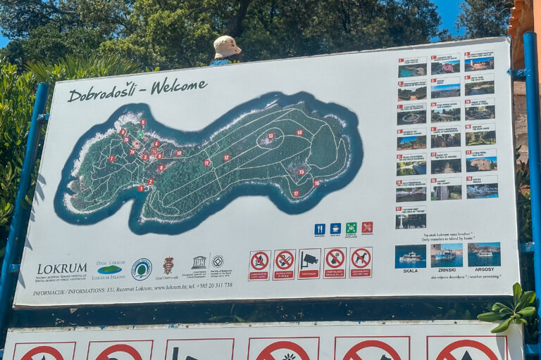 lokrum island map