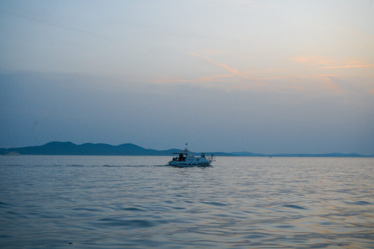 sea organ sunset view from zadar