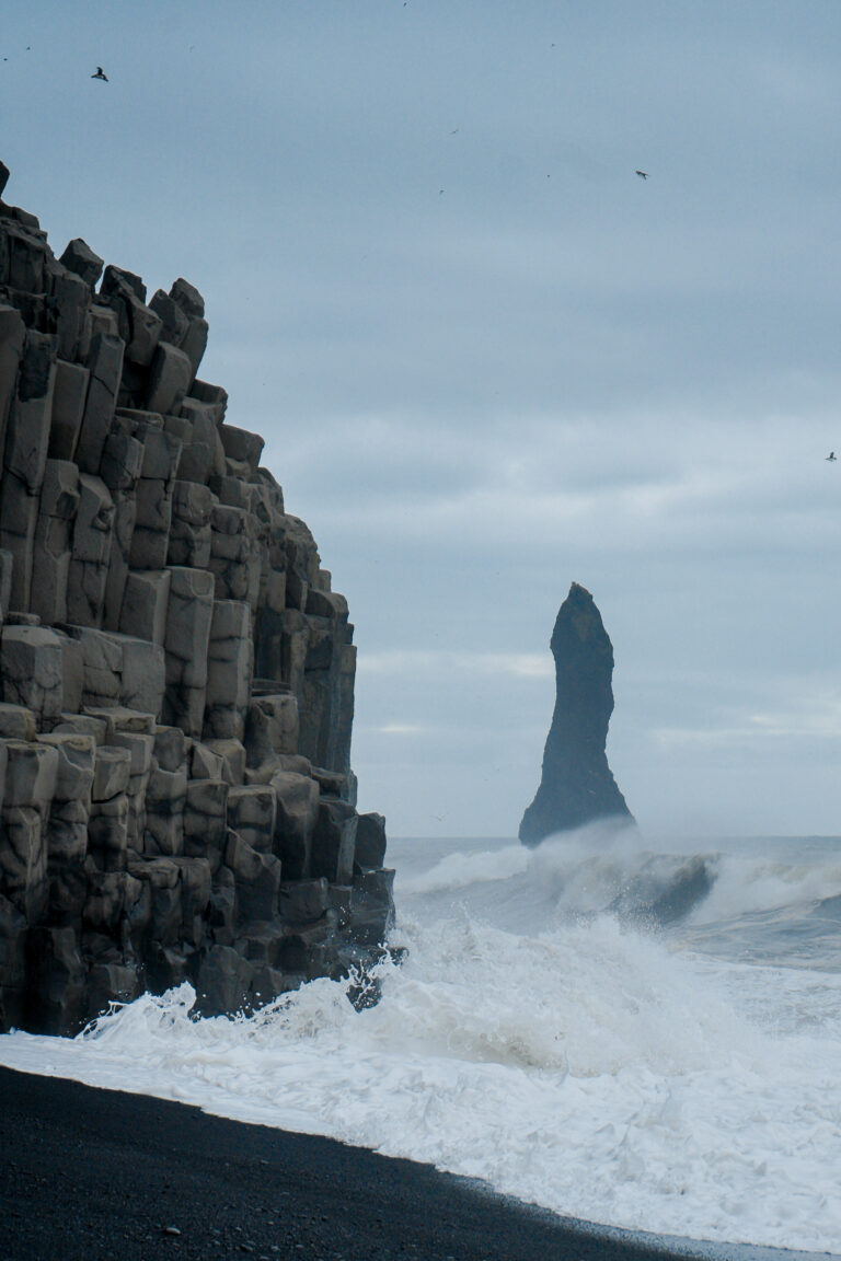 black sand beach iceland