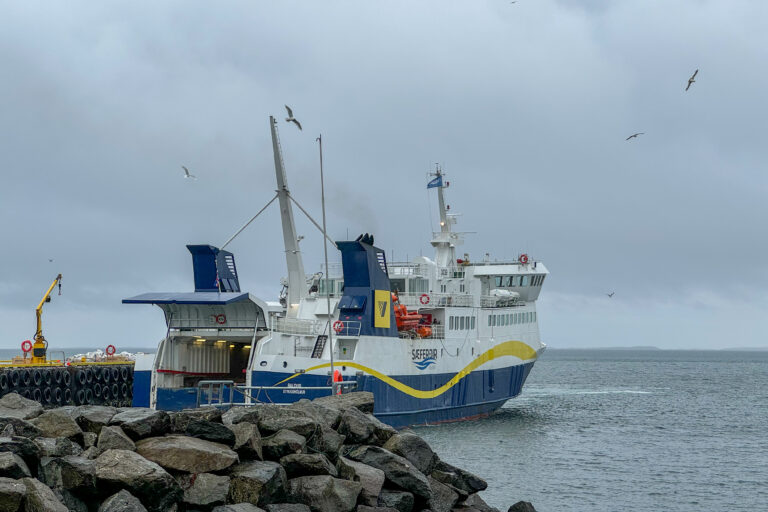 Iceland ferry crossing snaefellsnes peninsula to westfjords