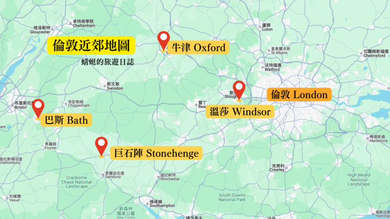 倫敦近郊地圖