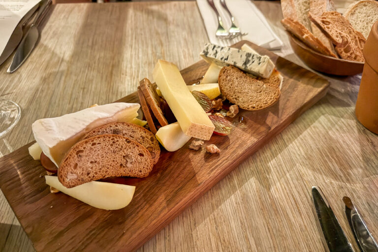 Cheese plate at Bistro Gentil