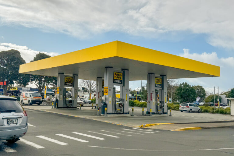 Paknsave fuel station in New Zealand