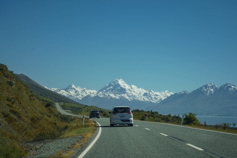 on the way to mount cook