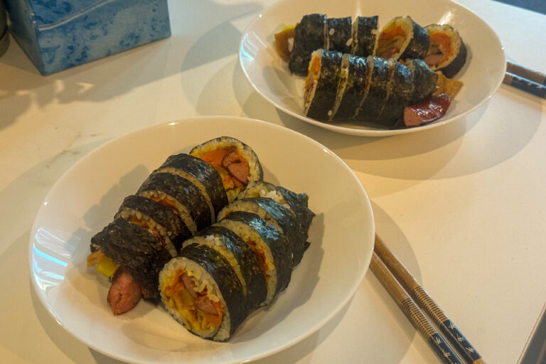 korean seaweed roll